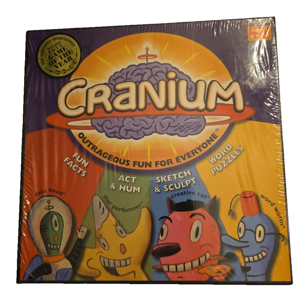 Cranium Board Game 2004 Brand NEW Sealed Cards Clay Complete Game of the Year